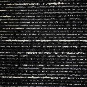 Alfombra Modular Color Negro Con Blanco | Colección Snowflake Modelo 07