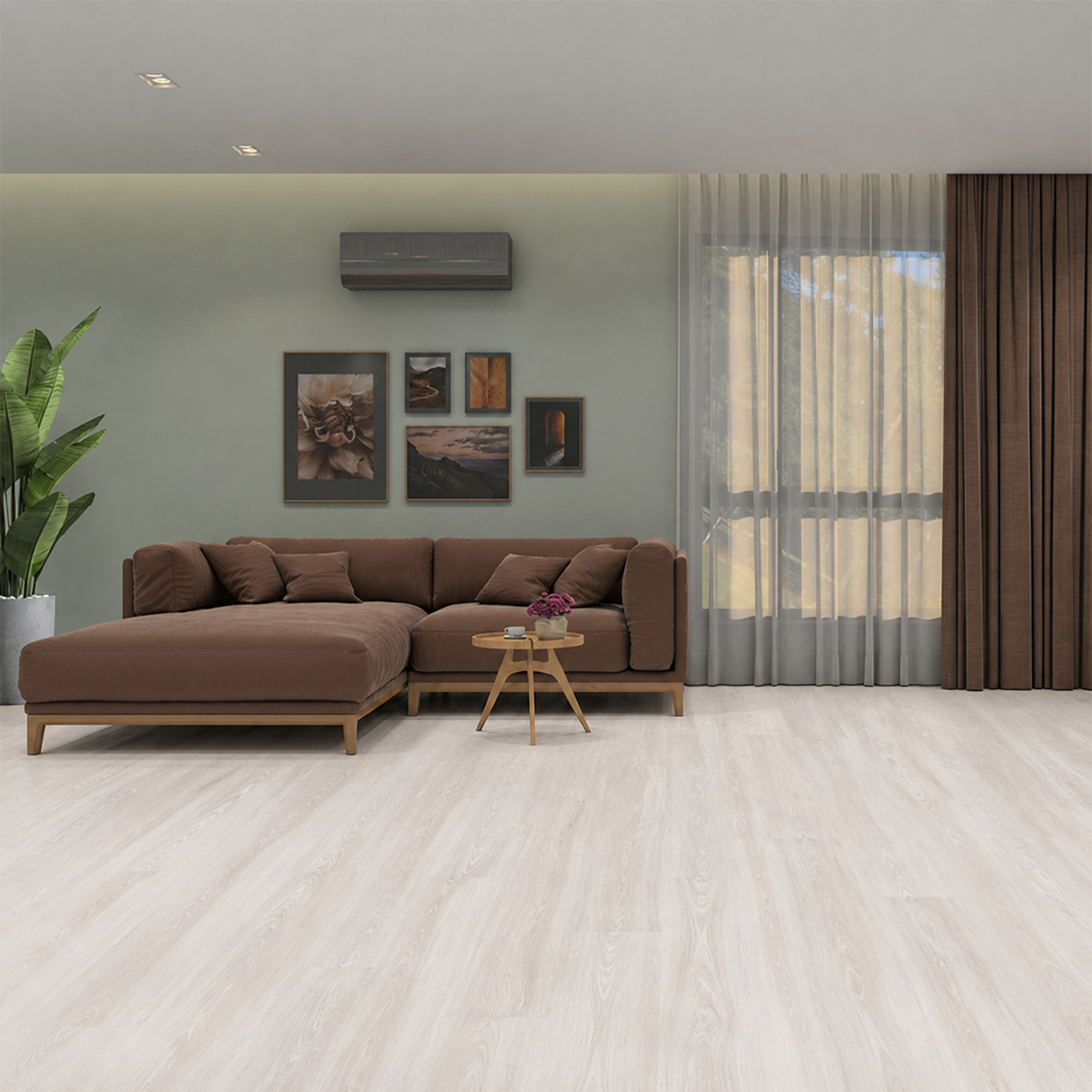 Piso Laminado Madera Natural | Nuvow Concept 7mm Lodos - Imagen 3