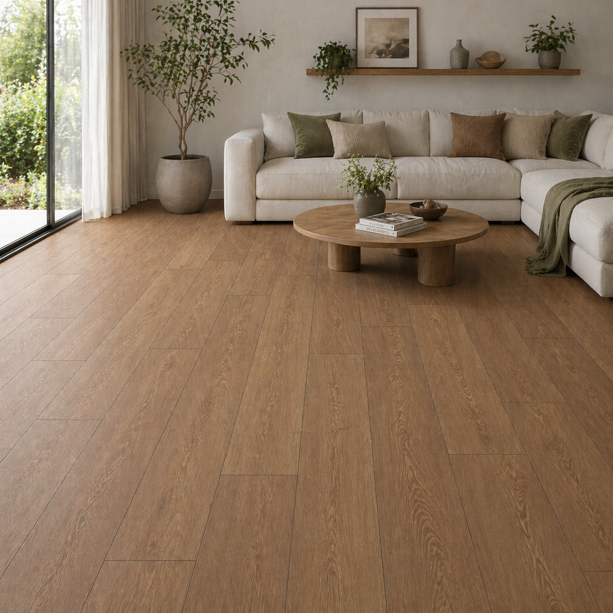 Piso vinilico en rollo Vintage Oak Natural - Imagen 3