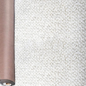 Alfombra En Rollo Color Blanco | Colec. Lima | Modelo 05 Blanca