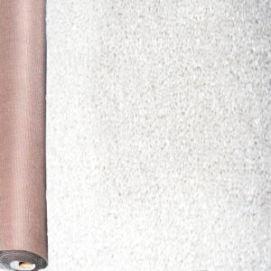 Alfombra En Rollo Color Blanco | Colec. Carrusel (Rasurada) | Modelo 169