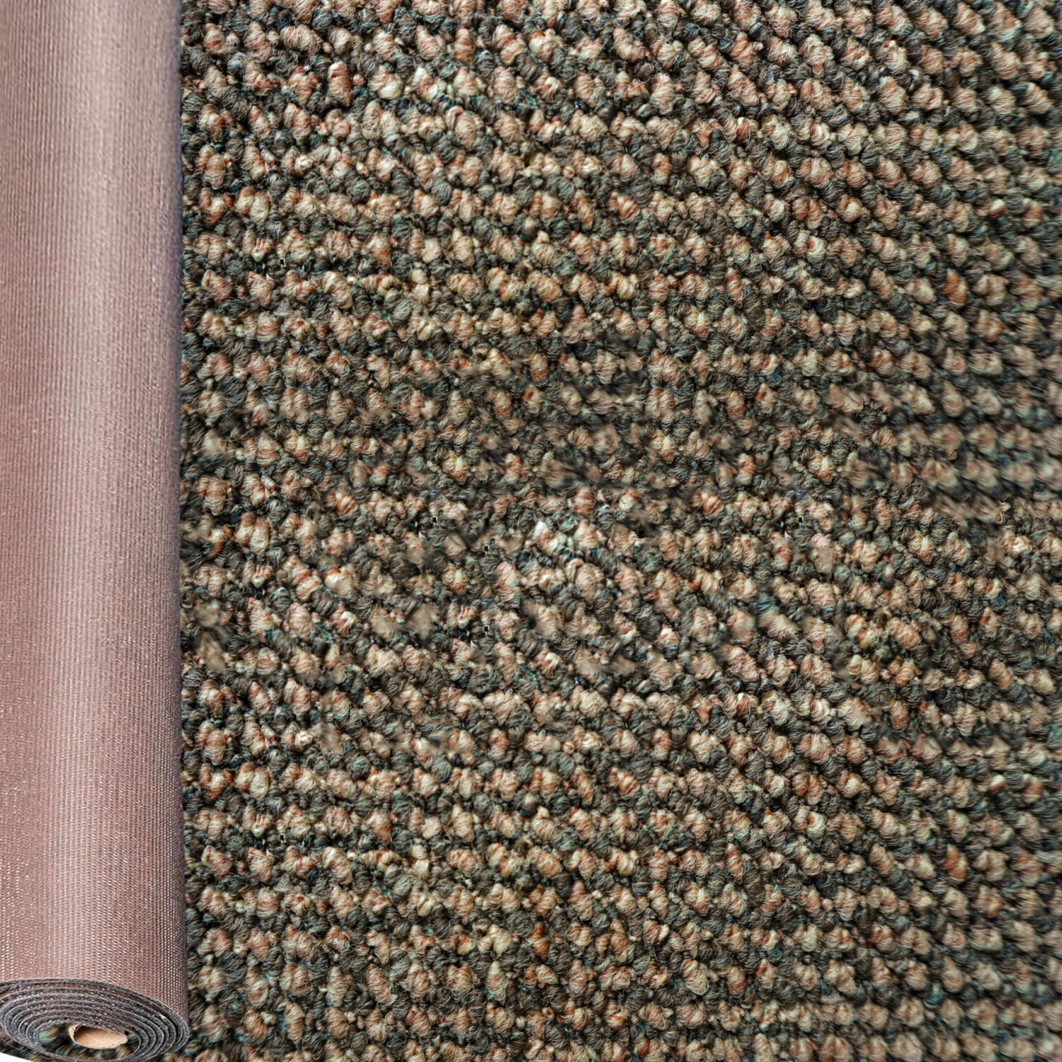 Alfombra En Rollo Color Café | Colec. Hércules (Nudo) | Modelo 1407