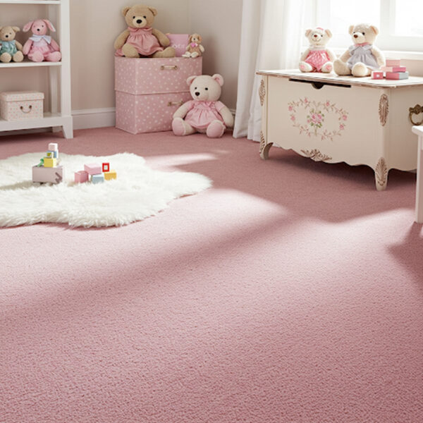 Alfombra En Rollo Colección Carrusel (rasurada) Modelo 310 Color Rosa - Imagen 2