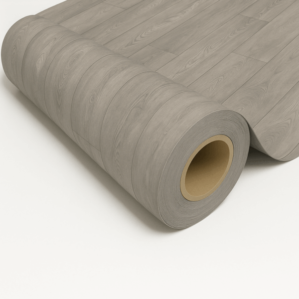 Piso vinilico en rollo Charm Oak Light Grey