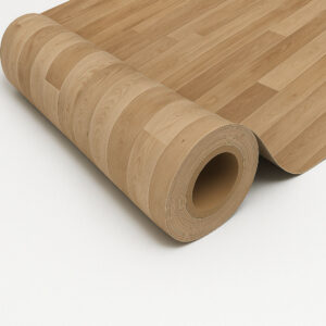 Piso Vinílico En Rollo Madera Natural Claro | Mod: Classical Oak Natural | Semi Comercial