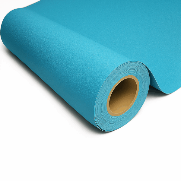 Piso vinilico en rollo 002 Light Blue (Azul Solido)