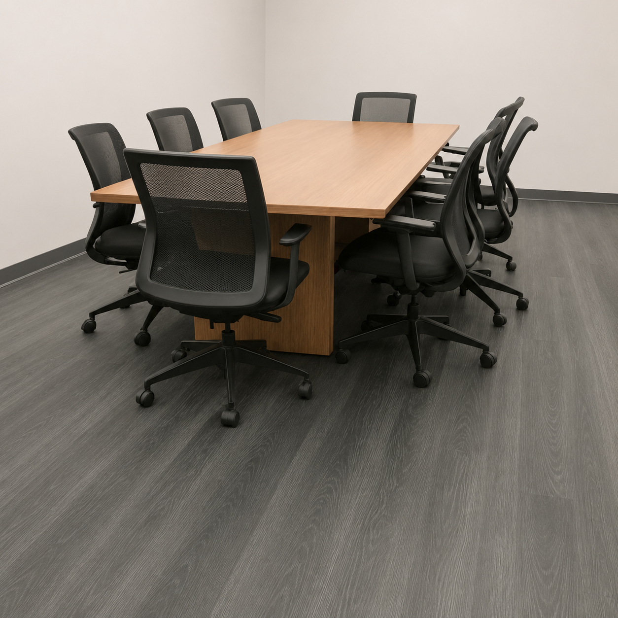 Loseta Vinílica Steel | Piso LVT Gris Oscuro Carbón | Colección Glam - Imagen 3