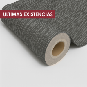 Piso vinilico en rollo Gris con rayas | Mod. Slim Argent