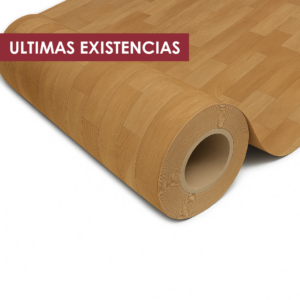 Piso Vinílico en Rollo Tipo Madera Miel | Linóleo en Rollo Tipo Madera Miel | Mod: Patrimoine Dark