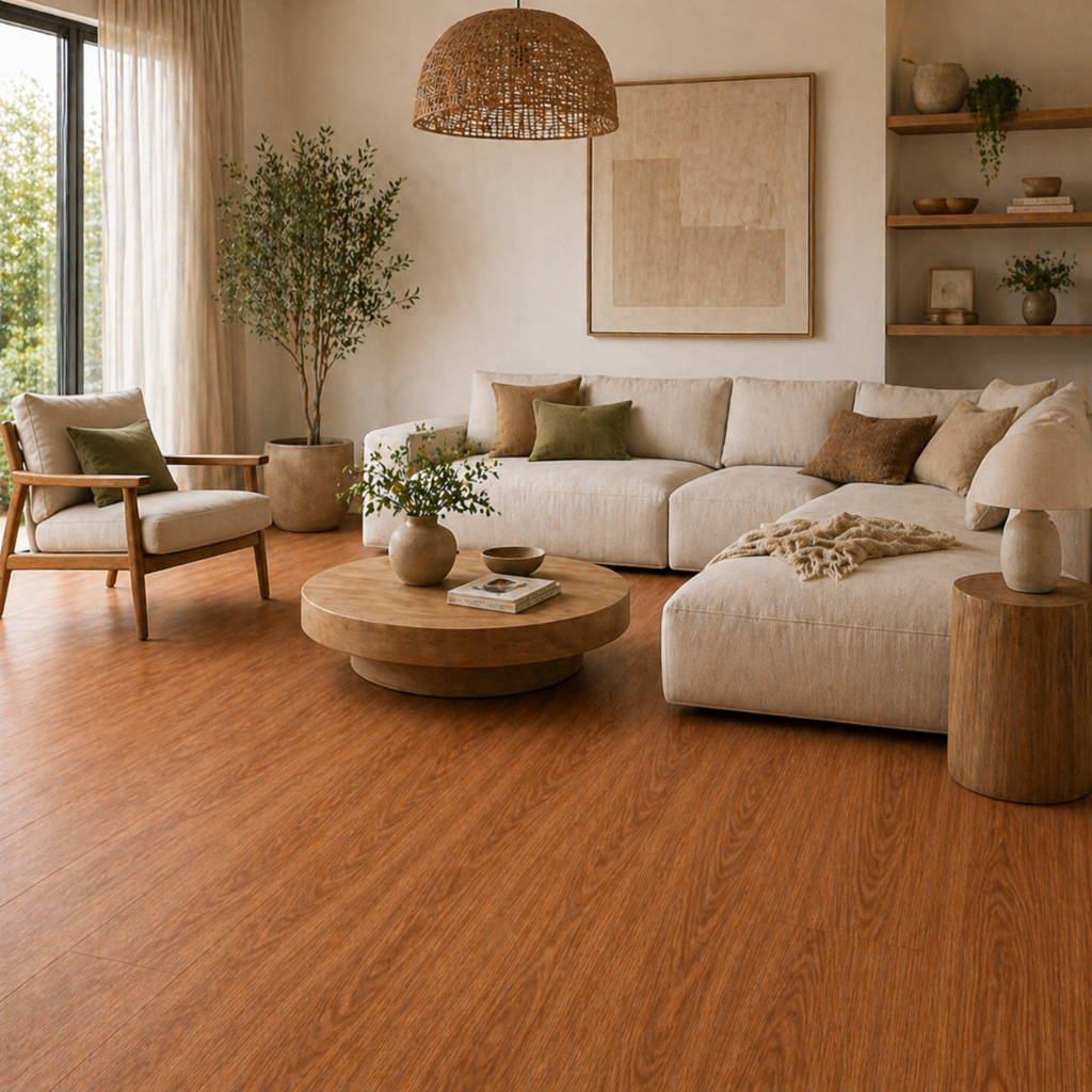 Piso Vinílico En Rollo Madera Roja | Linóleo en Rollo Madera Roja - Imagen 3