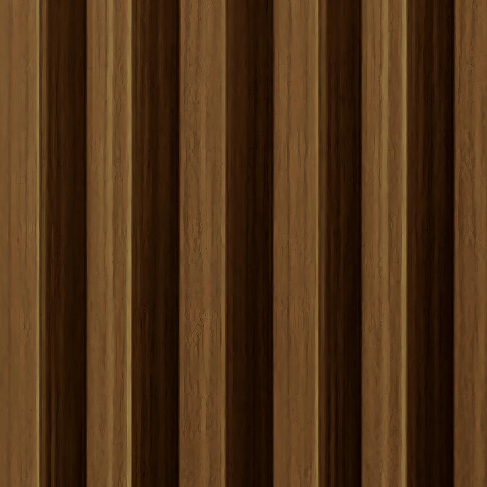 Lambrin WPC Tipo Madera Café Oscuro | Colecc. Conífera | Modelo: Gensis | Lambrin PVC - Imagen 3
