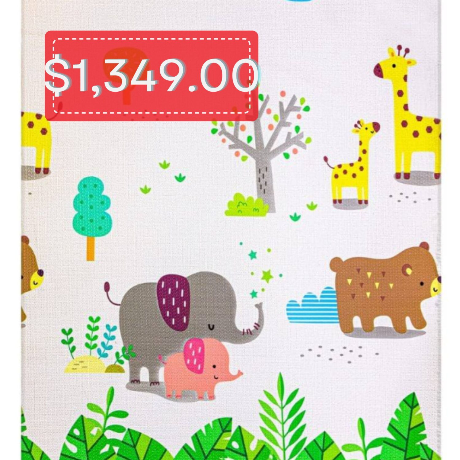Tapete Infantil, Nuvow, Mod. Animalitos Acolchonado (En Línea y en nuestras sucursales)
