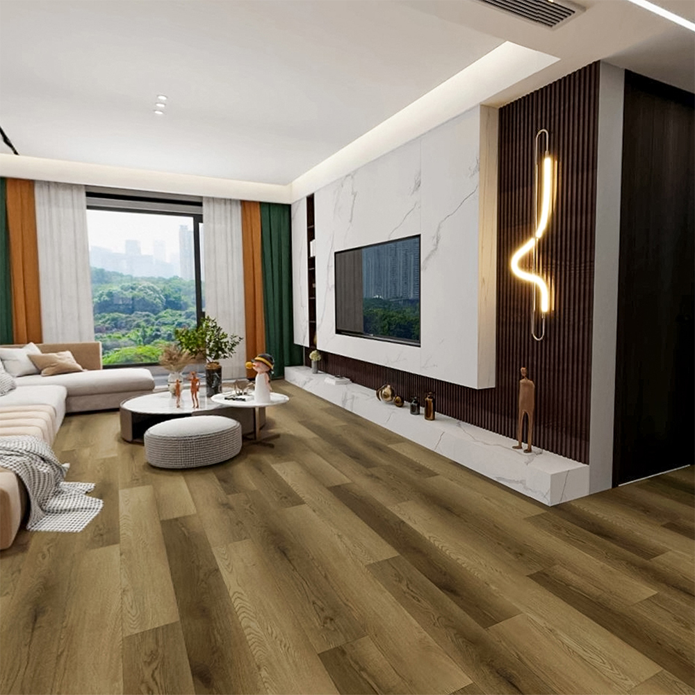 Piso SPC Color Roble claro Nuvow | Colección Eban Exclusive Mod. Alnus 5mm, - Imagen 2