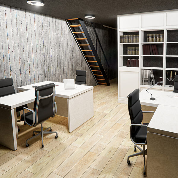 Piso Laminado, Nuvow, Mod. Bulow, 8mm, Klar (Café Claro) - Imagen 2