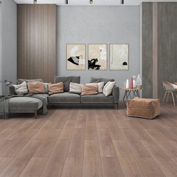 Piso Laminado Color Chocolate 8 mm - Nuvow Luxe Bronz - Imagen 2