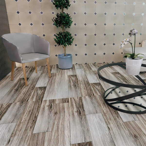 Pisos en  Laminado, Nuvow, Mod. Bulow, Espesor 8mm, Basalto. - Imagen 2