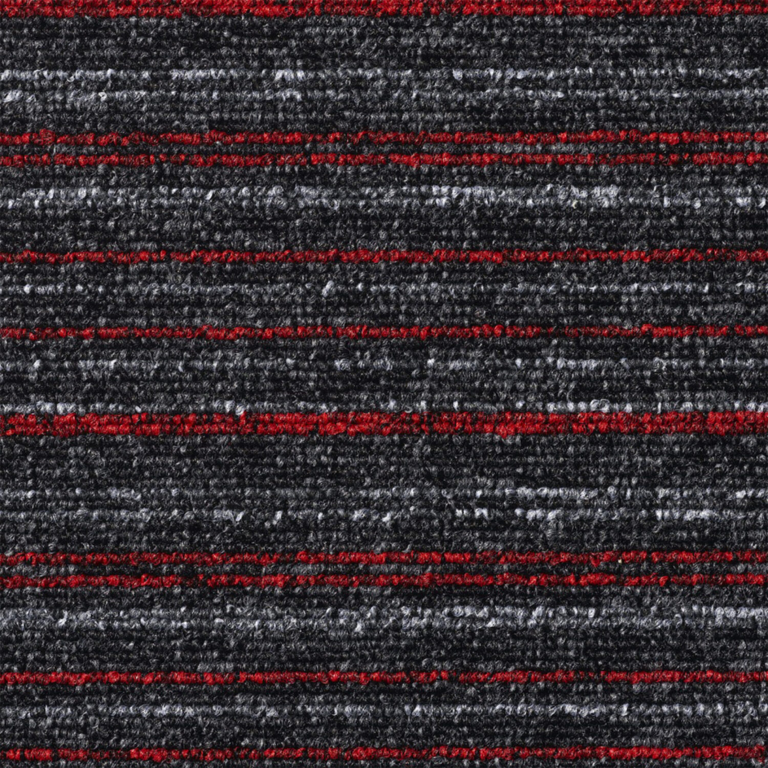 Alfombra Modular Color Rojo | Colección Solid Stripes | Modelo 520