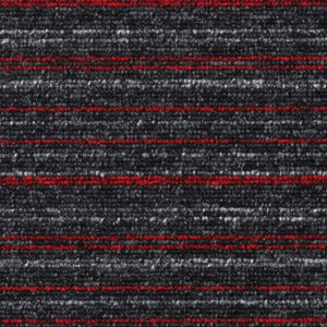 Alfombra Modular Color Rojo | Colección Solid Stripes | Modelo 520