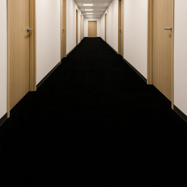 Alfombra En Rollo Colección Sprinter (rasurada) Modelo 78 Color Negro - Imagen 2