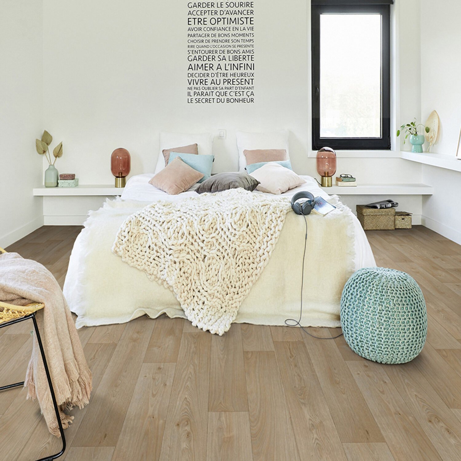 Piso Vinílico en Rollo Beige | Linóleo en Rollo Beige - Imagen 2
