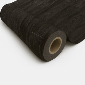 Piso vinilico en rollo Vintage Oak Dark Black
