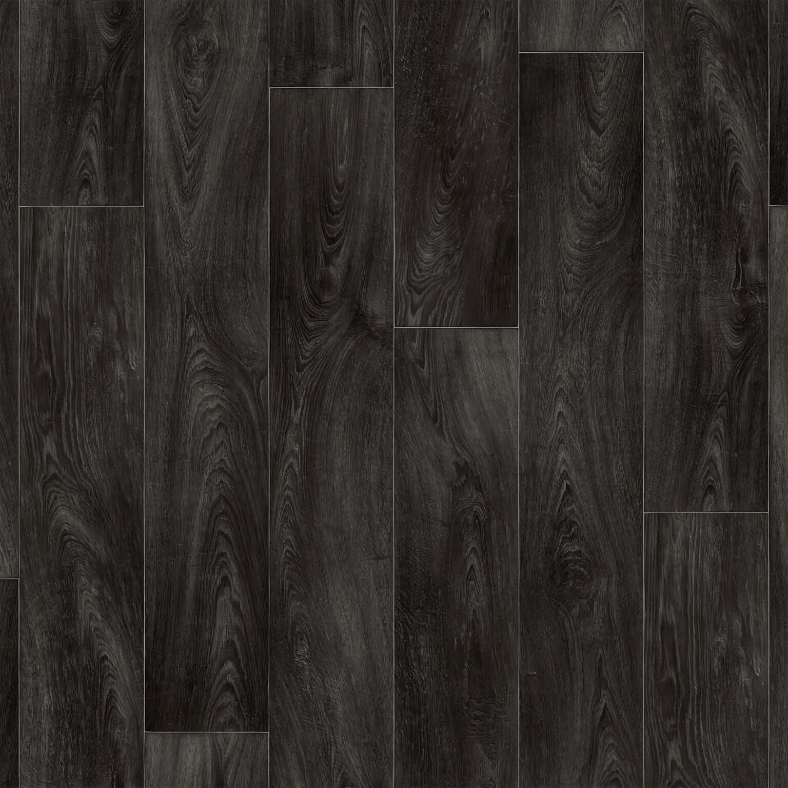 Piso vinilico en rollo Vintage Oak Dark Black - Imagen 3