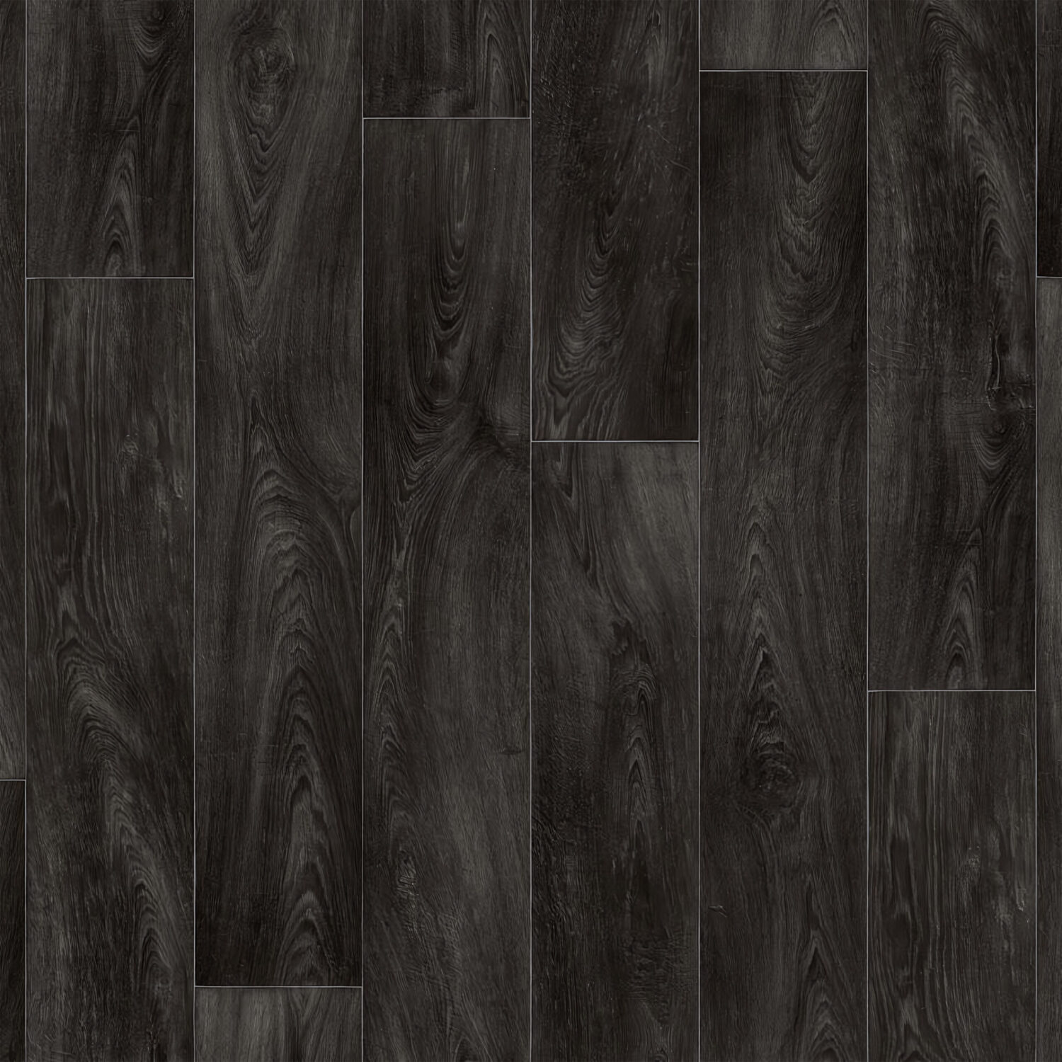 Piso vinilico en rollo Vintage Oak Dark Black - Imagen 3
