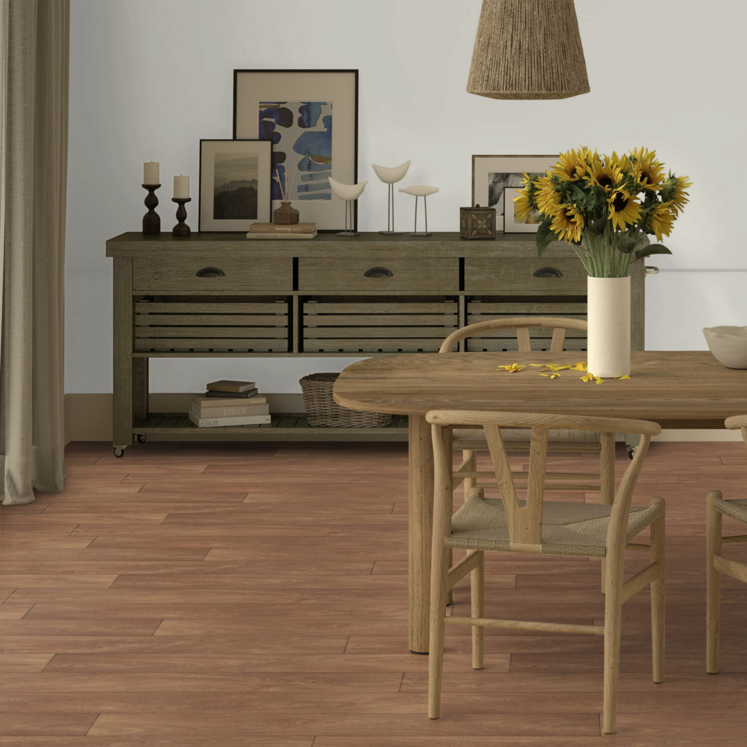 Piso vinilico en rollo Vintage Oak Natural - Imagen 2