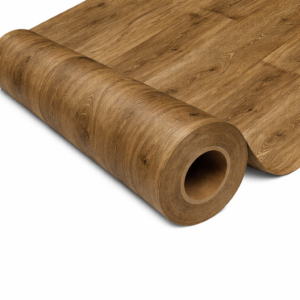Piso Vinílico en Rollo Madera Marrón | Linóleo en Rollo Marrón