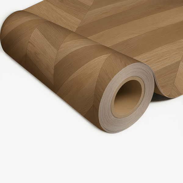 Piso vinilico en rollo Chevron Style Caramel