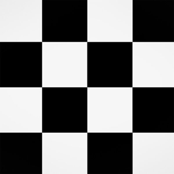 Piso Vinílico - Tipo Ajedrez Blanco y Negro - Imagen 3