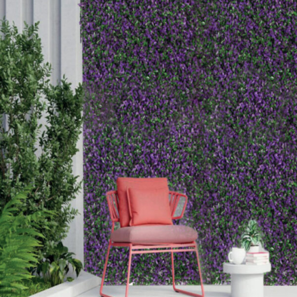 Muro Purpura Follaje Artificial Sintético Mod. Purpurea - Imagen 2