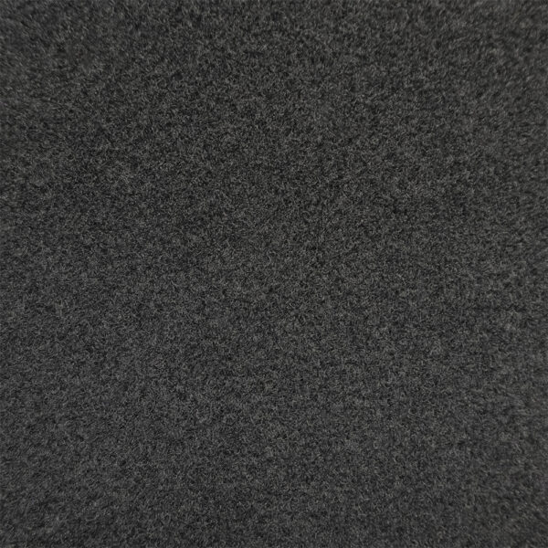 Alfombra En Rollo Colección Pazy (punzonada) Modelo 501 Mao Color Negro