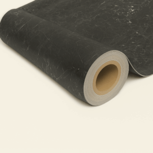Piso vinilico en rollo Nero Marquine Black