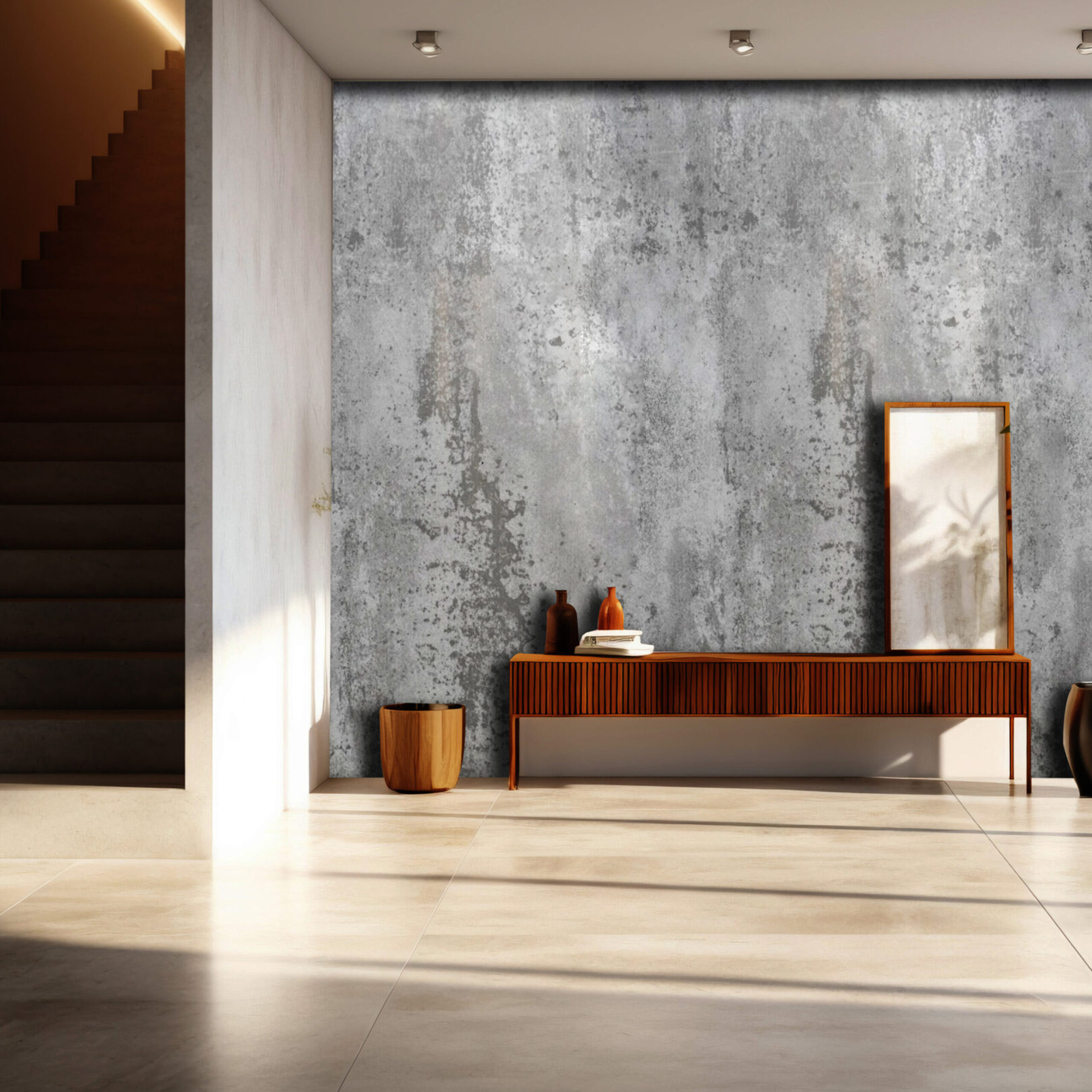 Placa Tipo Mármol Genba (Color Gris Oscuro) | Colección Biloba - Imagen 2