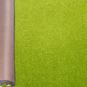 Alfombra En Rollo Color Verde Sprinter (Rasurada) Modelo 40