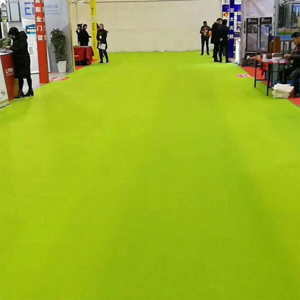 Alfombra En Rollo Colección Pazy (punzonada) Modelo 602 Wenda Color Verde - Imagen 2