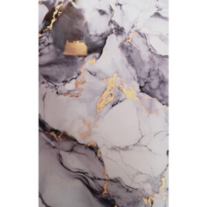 Placa Tipo Mármol Gabath (Color Morado-Dorado) | Colección Biloba