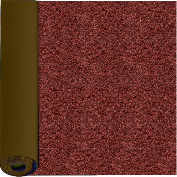Alfombra En Rollo Colección Sunbeam (rasurada) Modelo 20, Color Rojo - Imagen 3
