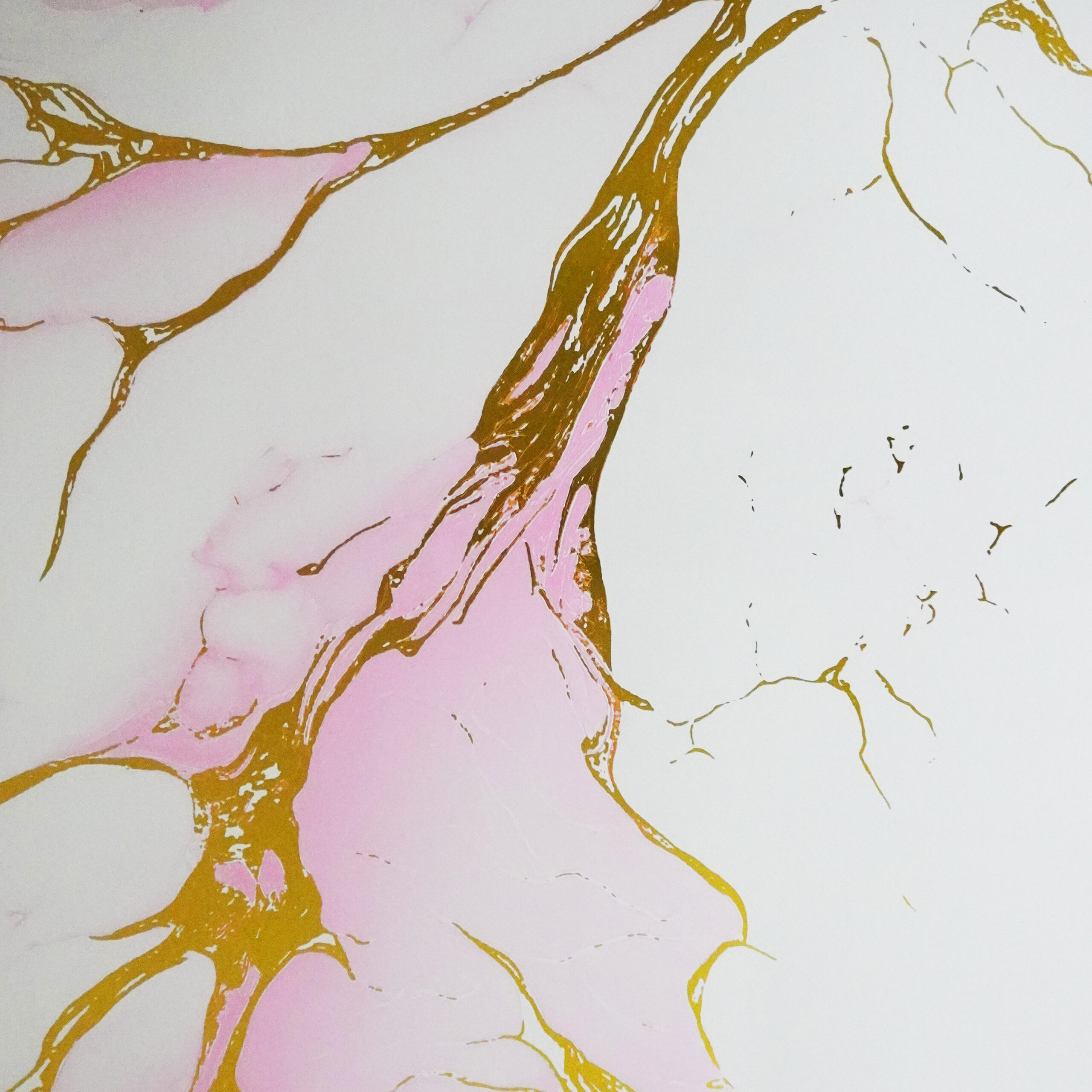 Panel Tipo Mármol Biloba Modelo Adara (Color Rosa-Dorado) - Imagen 2