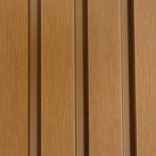 Lambrin WPC Exterior Color Café Claro | Mod: Cedro Vivo | PRODUCTO NUEVO - Imagen 3