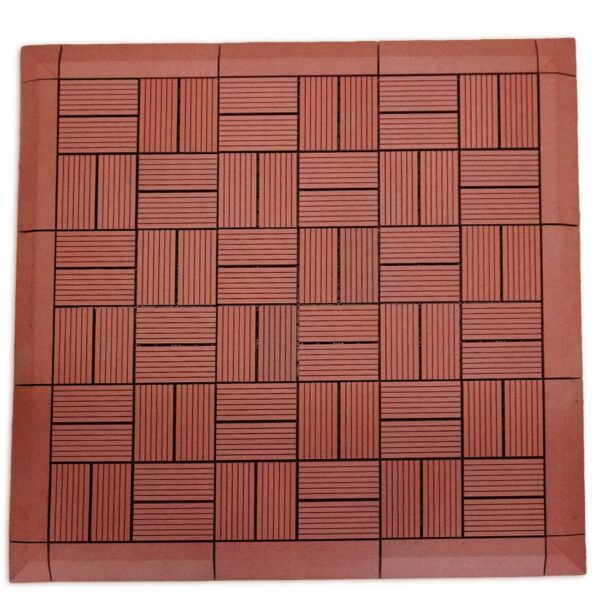 Deck Tile WPC Color Rojo Ladrillo | Colecc. Terratiles | Modelo Terracota PRODUCTO NUEVO - Imagen 2