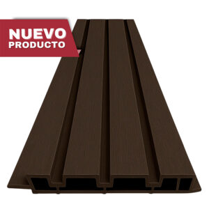 Lambrin WPC Exterior Color Café Oscuro | Mod: Nogal Urbano | PRODUCTO NUEVO