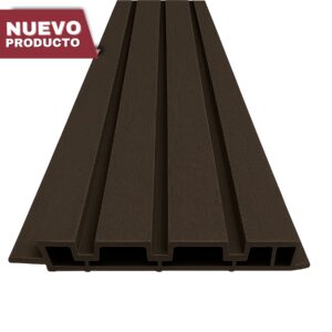 Lambrin WPC Exterior Color Café Oscuro | Mod: Nogal Urbano | PRODUCTO NUEVO
