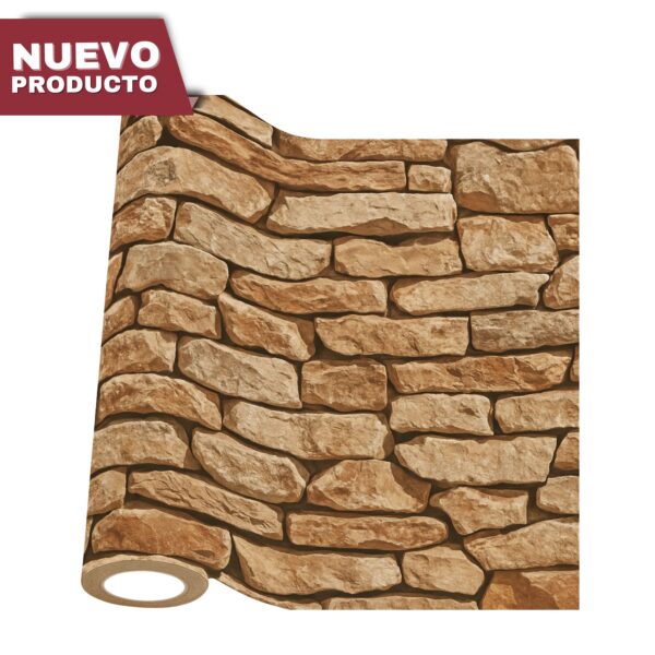 Papel contact piedra toscana