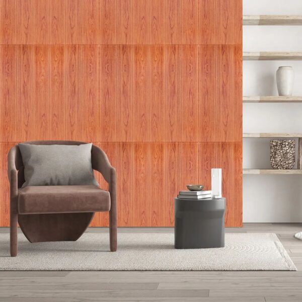 Panel 3d Rojo madera - Imagen 2