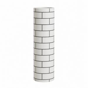 Rollo Autoadherible Ladrillo Blanco | Mod: Ladrillo Blanco