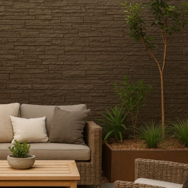 Pu Stone Color Cafe | Mod: Laja Volcanic | PRODUCTO NUEVO* - Imagen 2