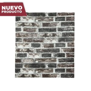 Panel 3d Ladrillo negro