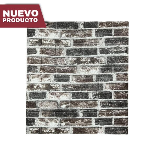Panel 3d Ladrillo negro